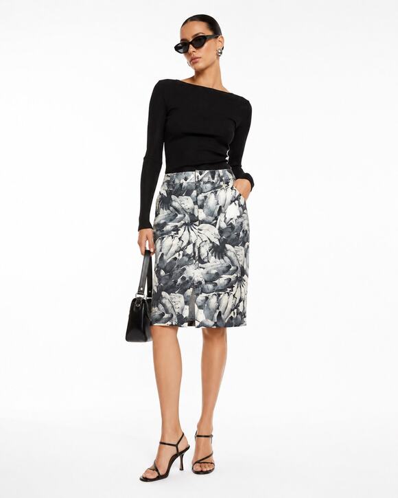 Tufi Duek Dresses & Skirts - 2001 Vintage Deadstock Tufi Duek Banana Photo Print Skirt | 42 | W 30.5"